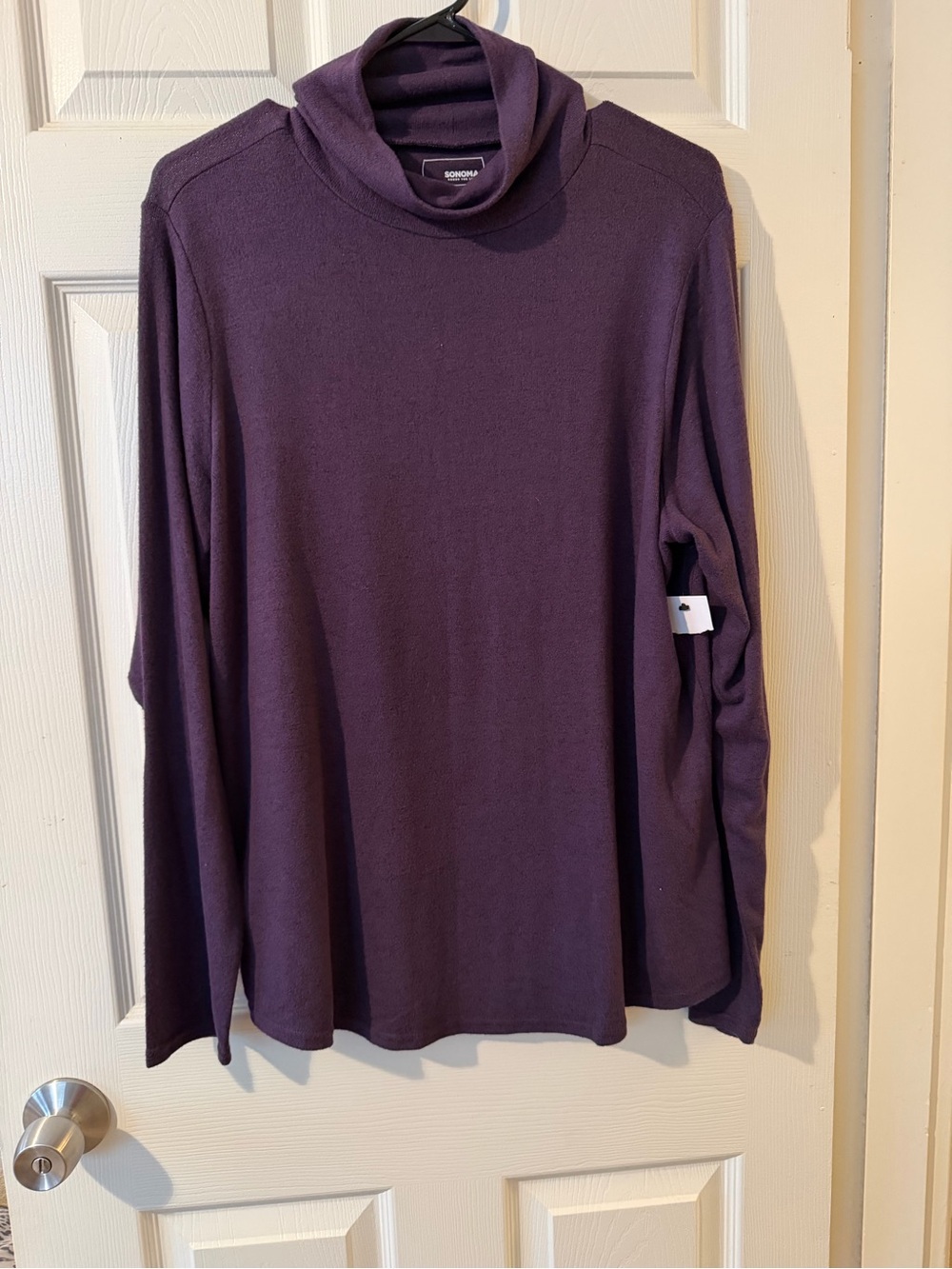Sonoma Purple Women's Turtleneck Sweater